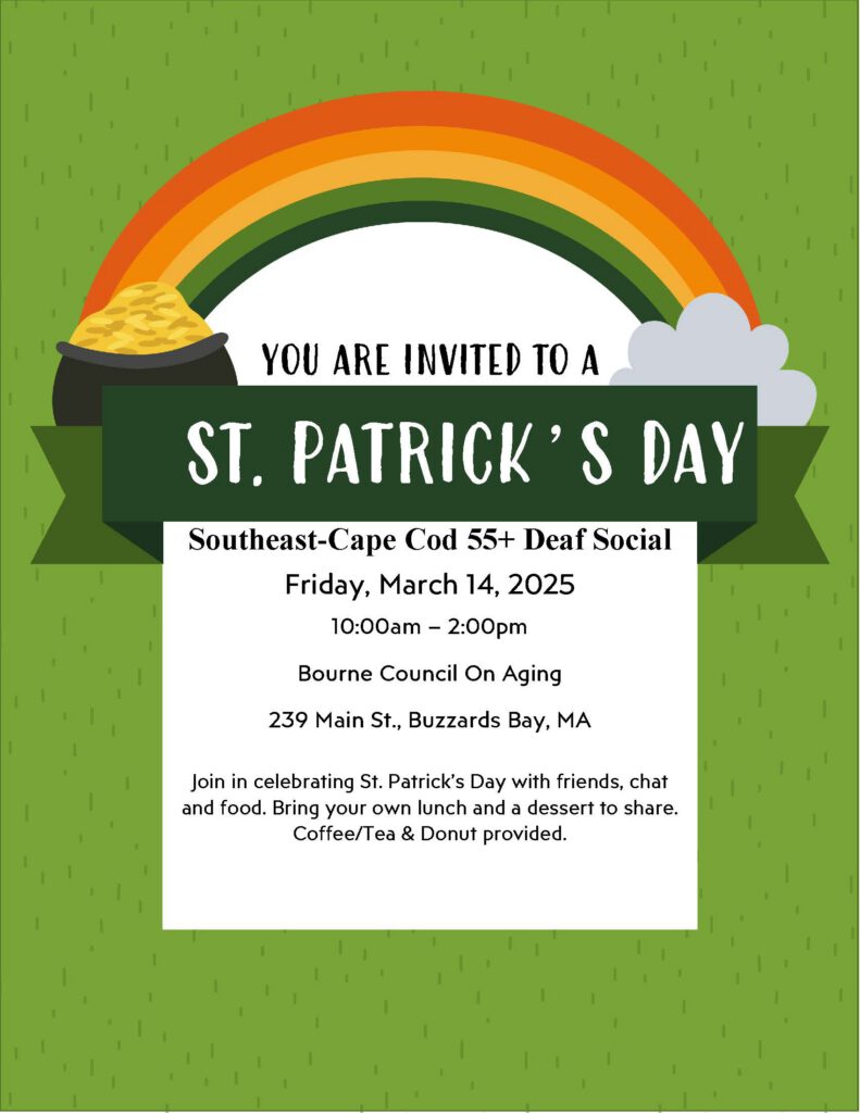 Southeast-Cape Cod 55 + Deaf Social – indoor