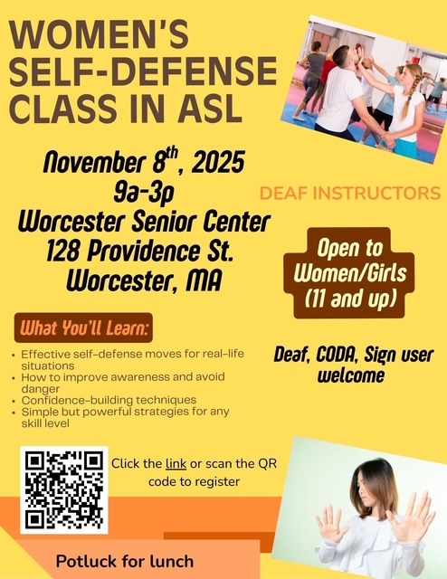 Women Self-Defense Class in ASL