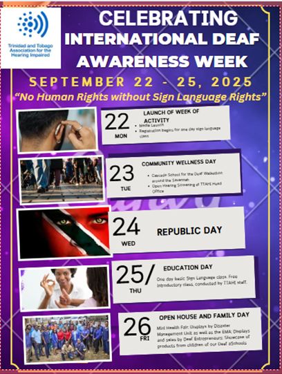 CELEBRATE INTERNATIONAL DEAF AWARENESS WEEK