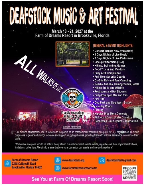 2nd Biennial DEAFSTOCK Festival