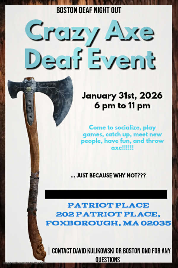 BOSTON DEAF NIGHT OUT