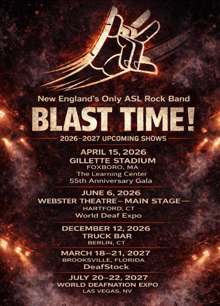 New England’s only ASL ROCK BAND BLAST TIME