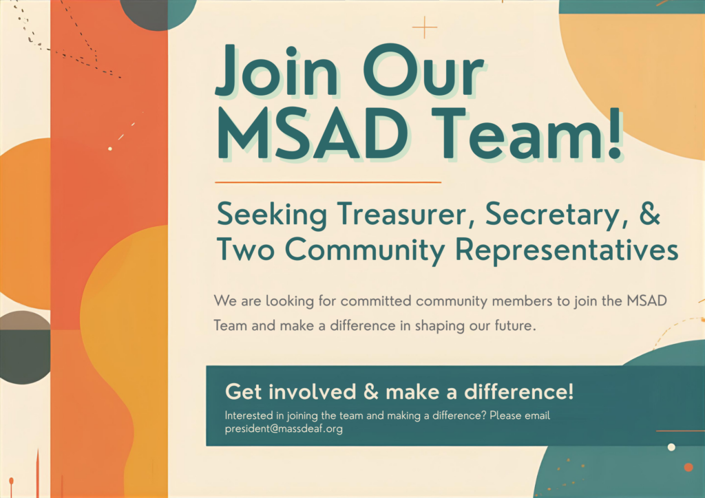 Join Our Msad Team
