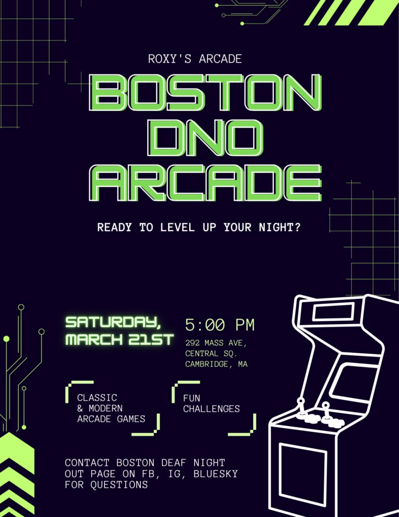 BOSTON NIGHT OUT ARCADE