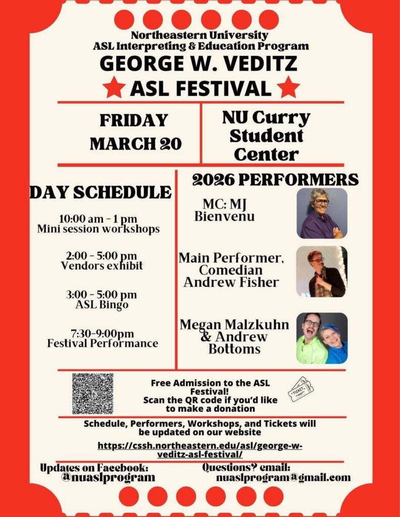 GEORGE W. VEDITZ ASL FESTIVAL