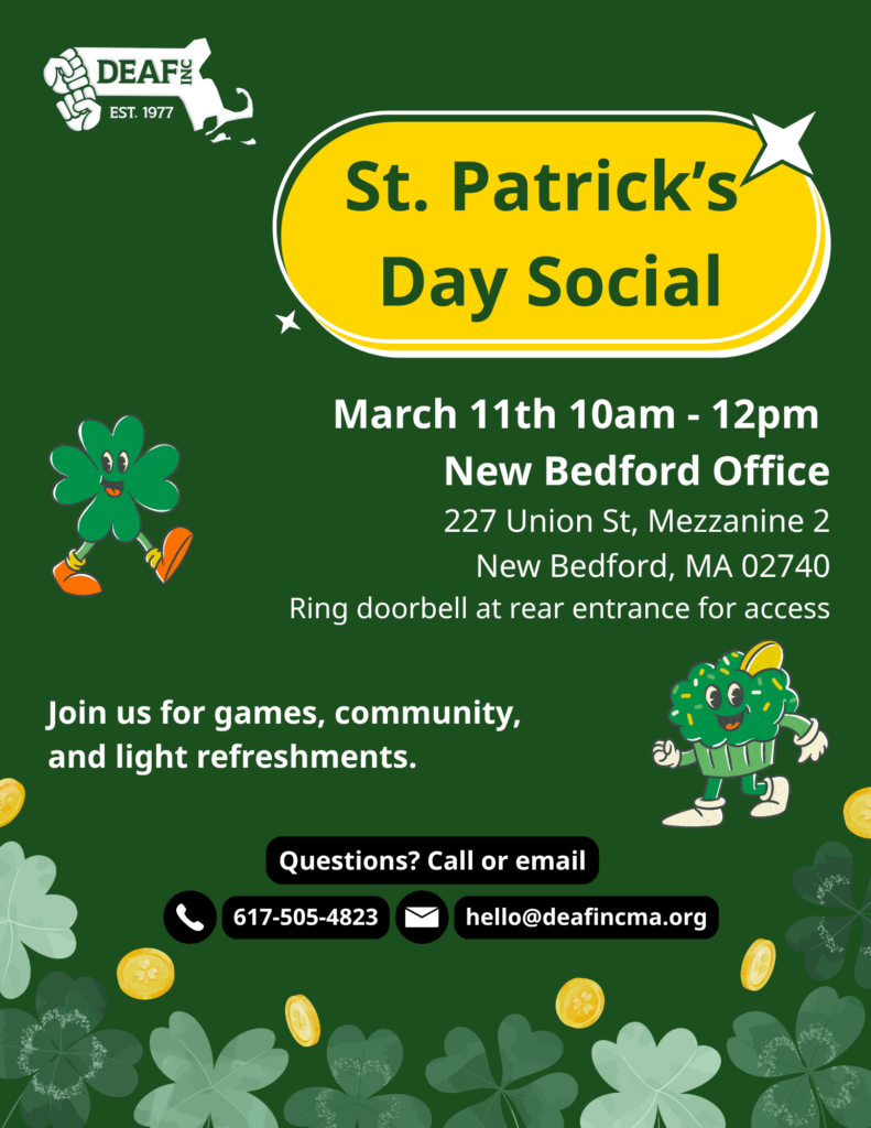 ST. PATRICK’S DAY SOCIAL