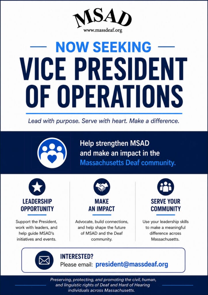 MSAD Seeking Vice President of Operations